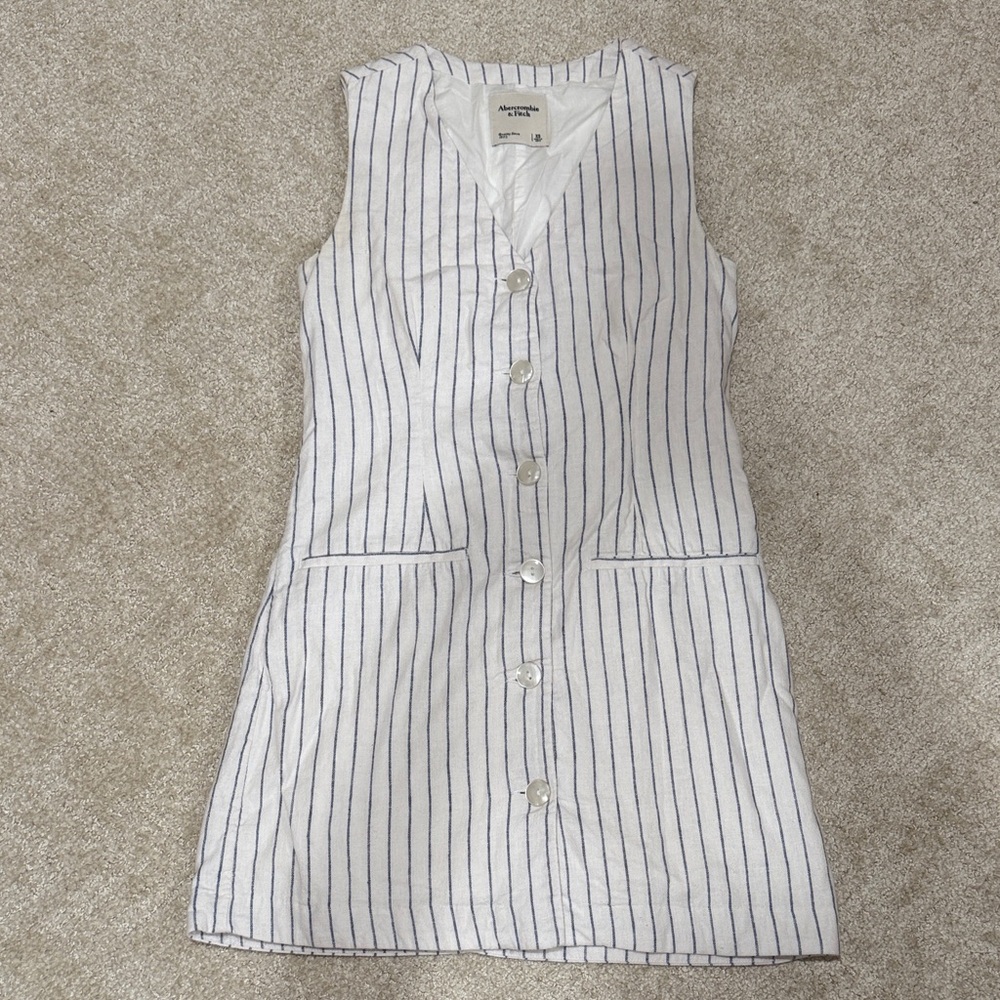 Abercrombie Striped Linen Dress